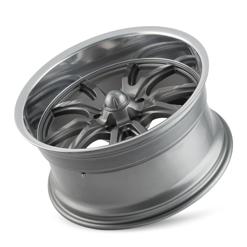 Ridler Wheels Ridler 650 20x10 / 5x120.65 BP / 0mm Offset / 83.82mm Hub Gloss Grey Polished Wheel