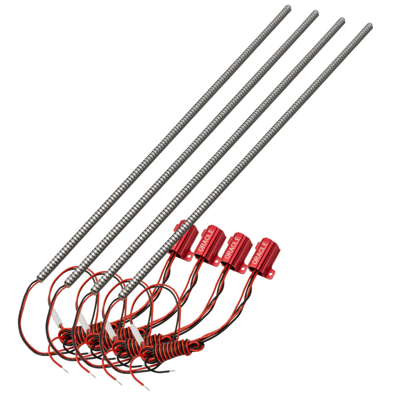 ORACLE Lighting Oracle Dodge Challenger 08-14 Afterburner Center Section (4 pcs) - Red
