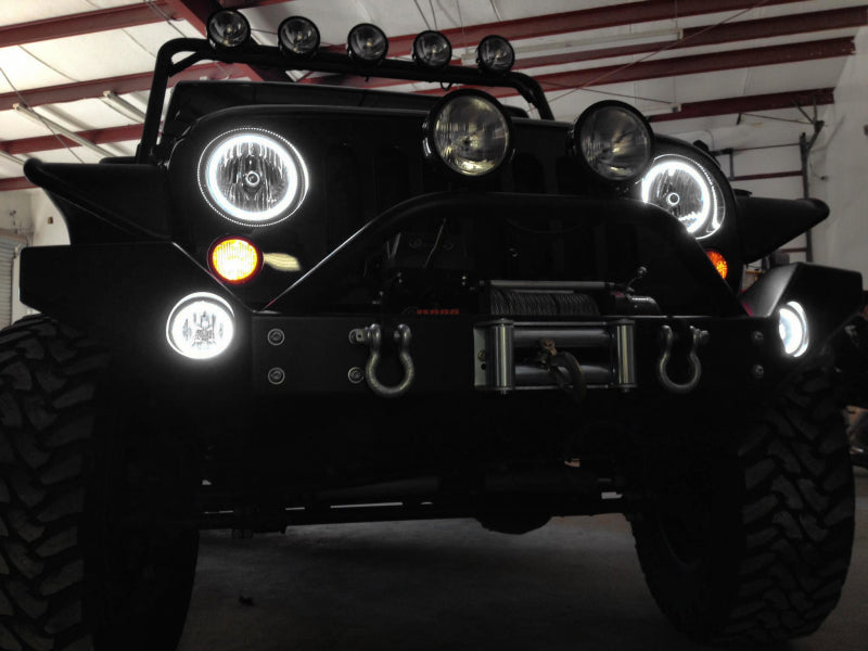ORACLE Lighting Oracle Jeep Wrangler JK 07-17 LED Waterproof Halo Kit - White