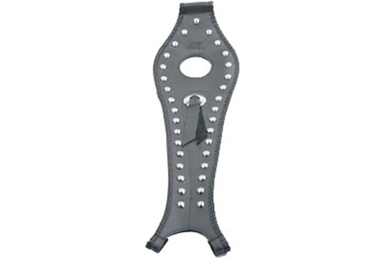 Mustang Motorcycle Mustang 04-21 Harley Sportster Tank Bib w/Studs - Black