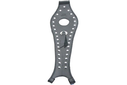Mustang Motorcycle Mustang 04-21 Harley Sportster Tank Bib w/Studs - Black