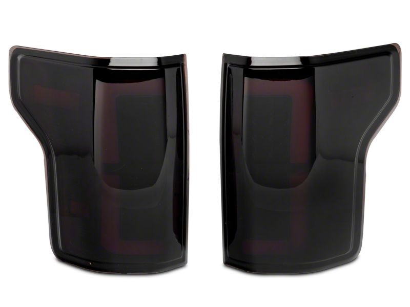 Raxiom 15-17 Ford F-150 Axial Series LED Tail Lights- Black Housing (Smoked Lens)