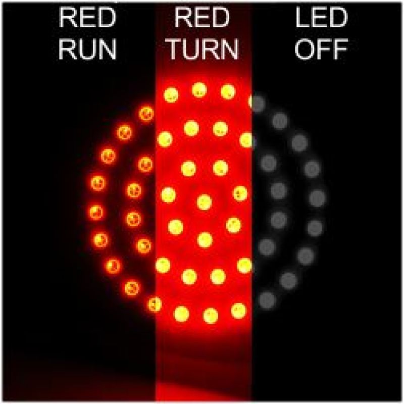 Letric Lighting Deluxe Bullet Style Switchbacks Red
