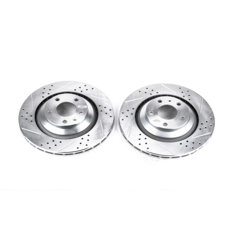 PowerStop Power Stop 05-11 Audi A6 Quattro Rear Evolution Drilled & Slotted Rotors - Pair