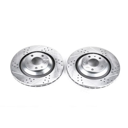 PowerStop Power Stop 05-11 Audi A6 Quattro Rear Evolution Drilled & Slotted Rotors - Pair