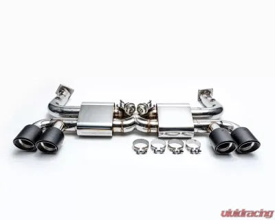 Vivid Racing VR-991.2-170P VRP Valvetronic Exhaust System Polished Tips Porsche 991.2 Carrera 3.0T