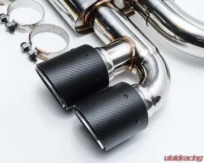 Vivid Racing VR-991.2-170P VRP Valvetronic Exhaust System Polished Tips Porsche 991.2 Carrera 3.0T