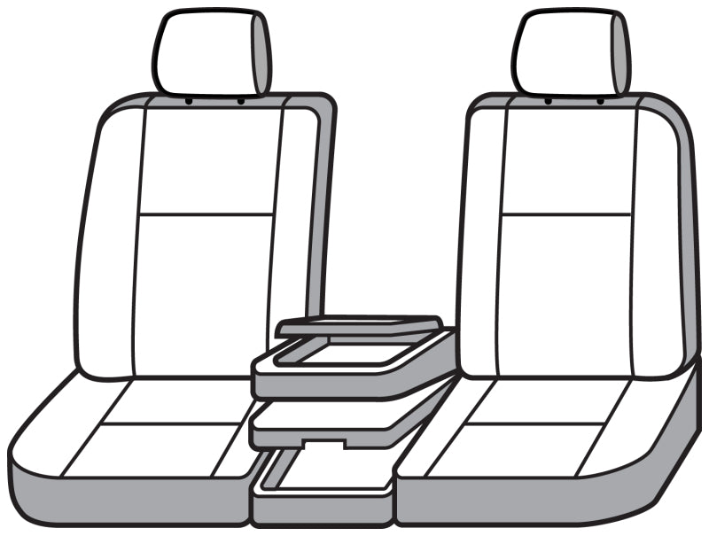 Covercraft 07-12 GMC Sierra1500 Carhartt SeatSaver Custom Front Row Seat Covers - Brown