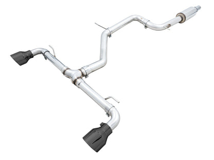 AWE Tuning 2022 VW GTI MK8 Track Edition Exhaust - Diamond Black Tips