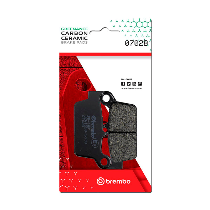 Brembo Powersports Brembo Honda Srx/KYMCO Cobra Carbon Ceramic Brake Pad - Front