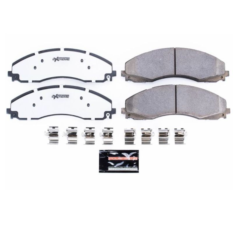 PowerStop Power Stop 17-19 Ford F-450 Super Duty Front Z36 Truck & Tow Brake Pads w/Hardware