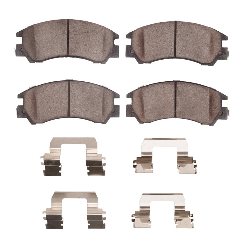 R1 Concepts R1 85-94 Subaru GL Front Ceramic Pads & Hardware Kit