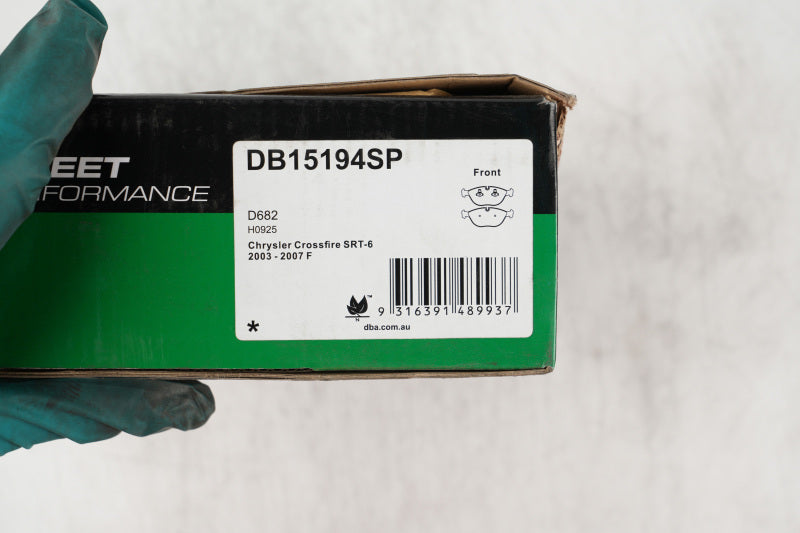 DBA 04-06 Audi TT Quattro 3.2L SP Performance Front Brake Pads