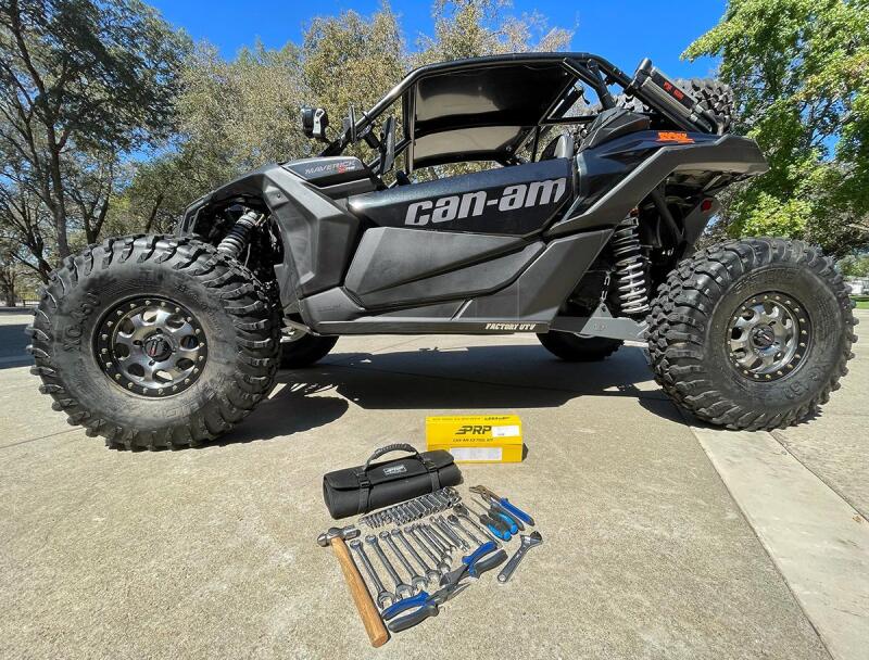 PRP Seats PRP 35pc Can-Am Roll Up Tool bag Tool kit - Black
