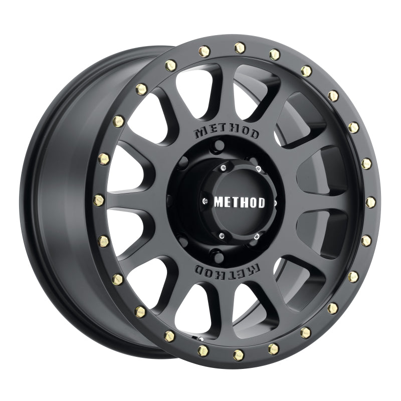 Method Wheels Method MR305 NV 20x10 -18mm Offset 8x6.5 130.81mm CB Matte Black Wheel
