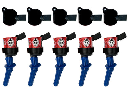 Granatelli Motor Sports Granatelli 97-04 Ford 6.8L V10 2V Truck/SUV Malevolent Coil On Plug Wire Conn Kit w/Coil Packs