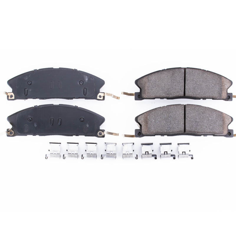 PowerStop Power Stop 13-19 Ford Explorer Front Z17 Evolution Ceramic Brake Pads w/Hardware
