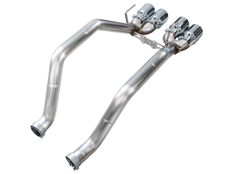 AWE Tuning C6 Chevrolet Corvette Z06/ZR1 Track Edition Axle-Back Exhaust w/ Chrome Silver Tips