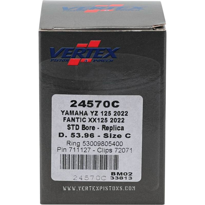 Vertex Pistons Vertex Piston 2023 Fantic Motor XE 125 125cc Cast Replica Piston Kit
