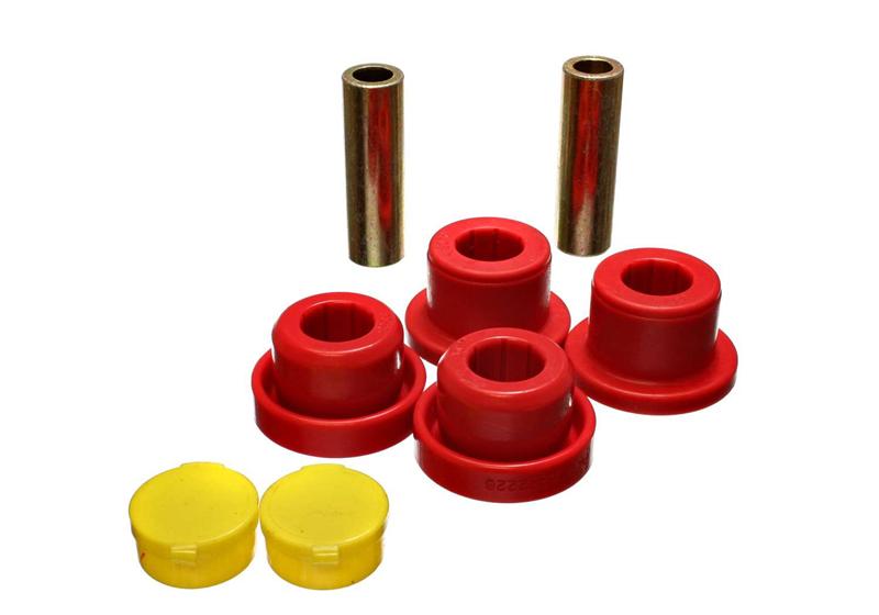 Energy Suspension 99-04 Ford F-350 2WD Red Radius/Strut Arm Bushing Set