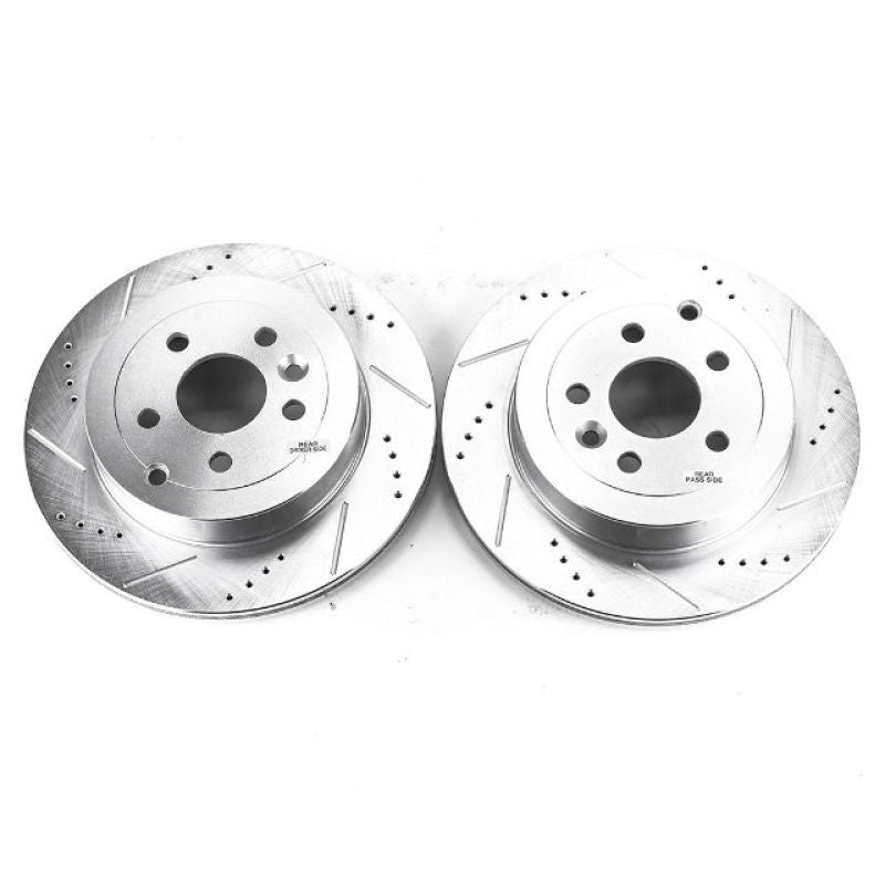 PowerStop Power Stop 08-12 Land Rover LR2 Rear Evolution Drilled & Slotted Rotors - Pair
