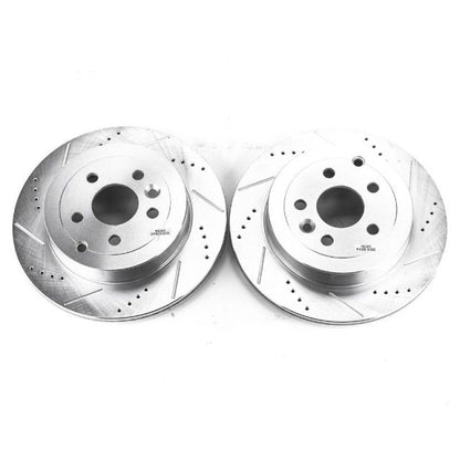 PowerStop Power Stop 08-12 Land Rover LR2 Rear Evolution Drilled & Slotted Rotors - Pair