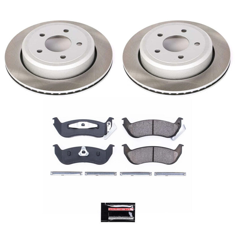 PowerStop Power Stop 03-04 Mercury Marauder Rear Semi-Coated Rotor Kit