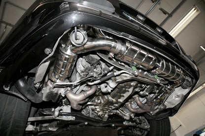 Capristo 02PO01103002 Porsche 997.1 Turbo/S/GT2/2RS Valved Exhaust with 250 Cell Sports Cats (CES3) 