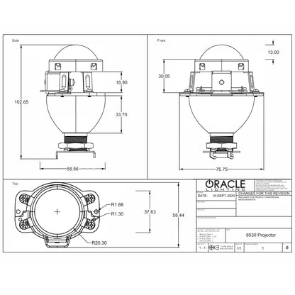 ORACLE Lighting Oracle 50mm H1 7.1 Projectors (Pair)