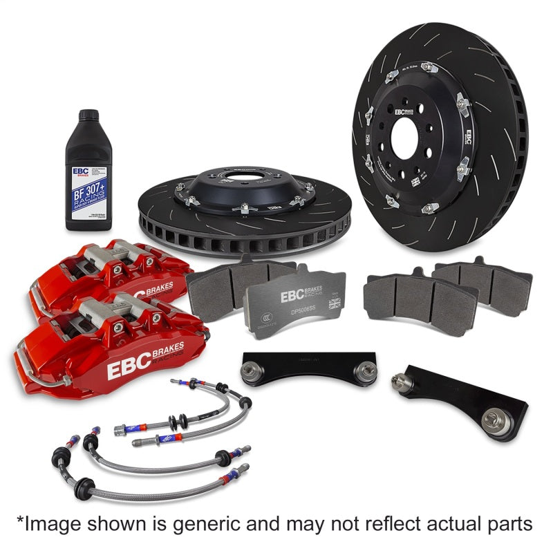 EBC Racing 12-21 BMW M240i F22 3.0T Red Apollo-6 Calipers 355mm Rotors Front Big Brake Kit
