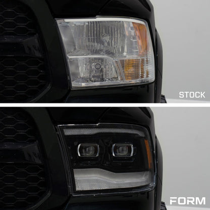 Form Lighting 2009-2018 Ram 1500/2500/3500 Sequential LED Projector Headlights (Pair)