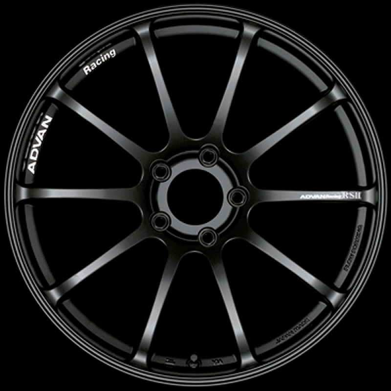 Advan RSII 17x7.0 / +47 Offset / 4x100 / 63mm Bore / Semi Gloss Black