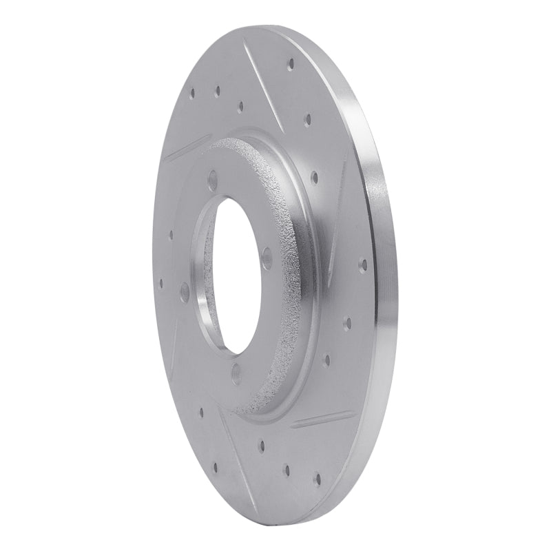 R1 Concepts R1 78-83 Dodge CHALLENGER Front Right Drilled & Slotted Silver Brake Rotor