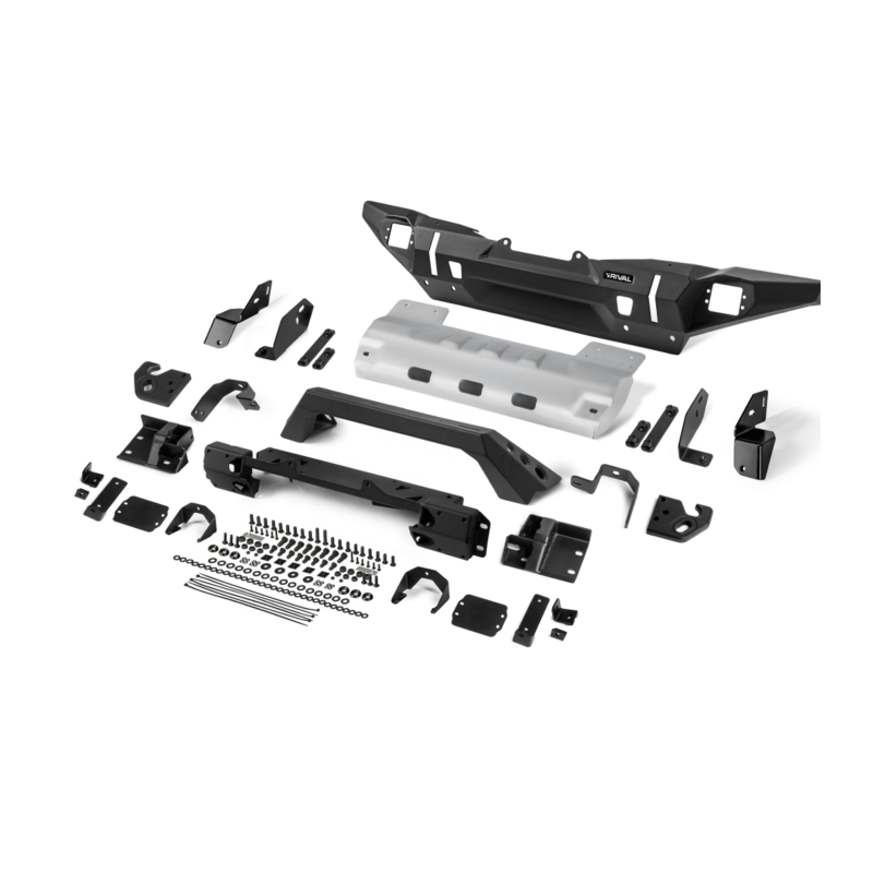 Rival 4x4 Rival 2018-2026 Jeep Wrangler JL 2020-2026 Jeep Gladiator Front Full-Width Aluminum Bumper