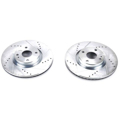 PowerStop Power Stop 17-19 Fiat 124 Spider Front Evolution Drilled & Slotted Rotors - Pair