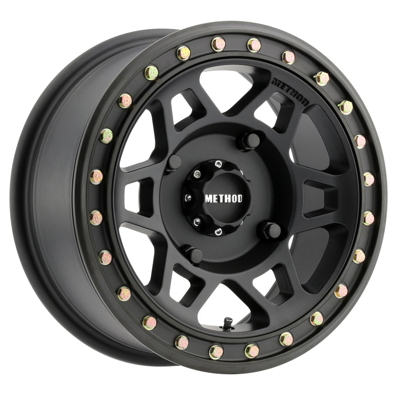 Method Wheels Method MR405 UTV Beadlock 15x7 / 5+2/38mm Offset / 4x156 / 132mm CB Matte Black Wheel