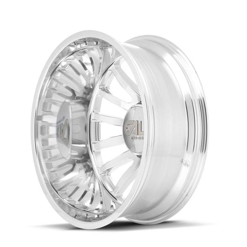 Cali Off-Road 9110D Summit Dually 20x8.25 / 8x210 BP / -232mm Offset / 154.2mm Hub Polished Wheel
