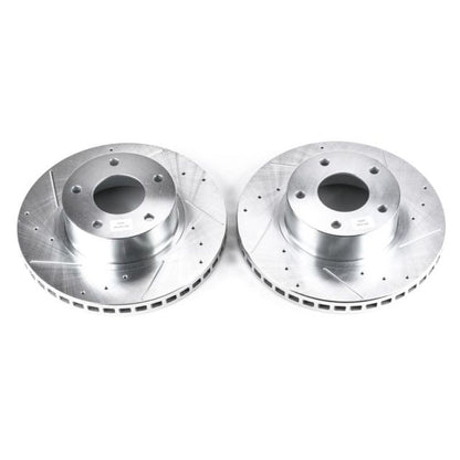 PowerStop Power Stop 2004 Pontiac GTO Front Evolution Drilled & Slotted Rotors - Pair
