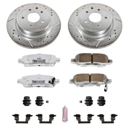 PowerStop Power Stop 08-12 Infiniti EX35 Rear Z26 Street Warrior Brake Kit