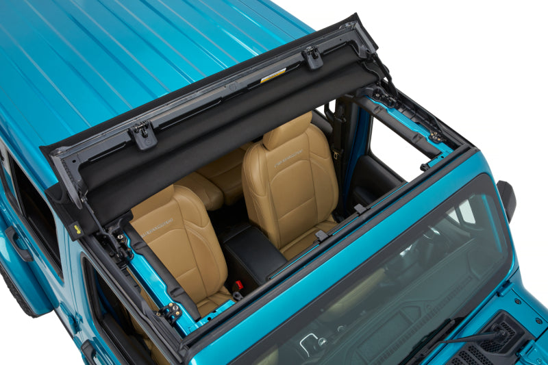 Bestop 20-26 Jeep Gladiator / 18-26 Wrangler JL Sunrider For Hardtop (Premium Black Twill)