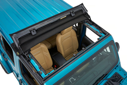 Bestop 20-26 Jeep Gladiator / 18-26 Wrangler JL Sunrider For Hardtop (Premium Black Twill)