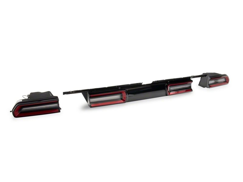 Raxiom 08-14 Dodge Challenger LED Tail Lights- Black Housing Red Lens