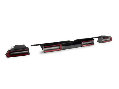 Raxiom 08-14 Dodge Challenger LED Tail Lights- Black Housing Red Lens
