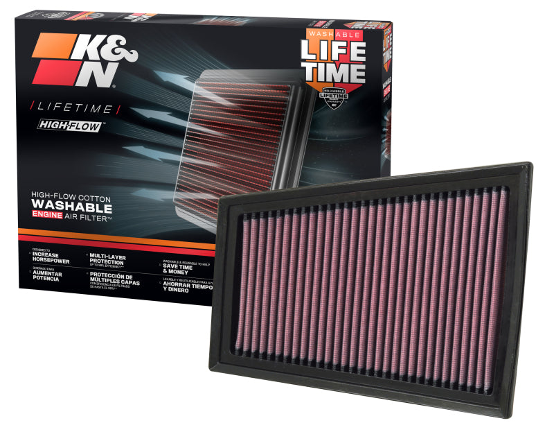 K&N Engineering K&N 07 Nissan Sentra 2.0L-L4 Drop In Air Filter