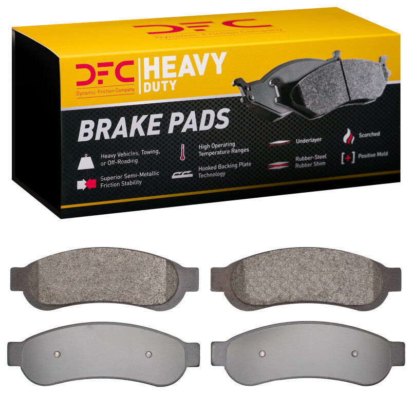 DFC 10-12 Ford F-250 4WD (Super Duty) Rear Heavy Duty Pads - Semi Metallic