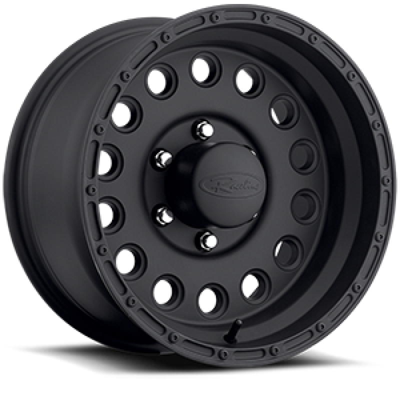 Raceline 887B Rock Crusher 16x8in / 8x165.1 BP / -20mm Offset / 130.81mm Bore - Satin Black Wheel