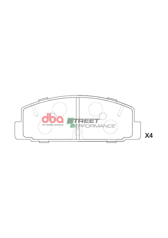 DBA 84-95 Mazda RX-7 SP Performance Rear Brake Pads