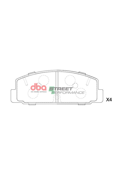 DBA 84-95 Mazda RX-7 SP Performance Rear Brake Pads