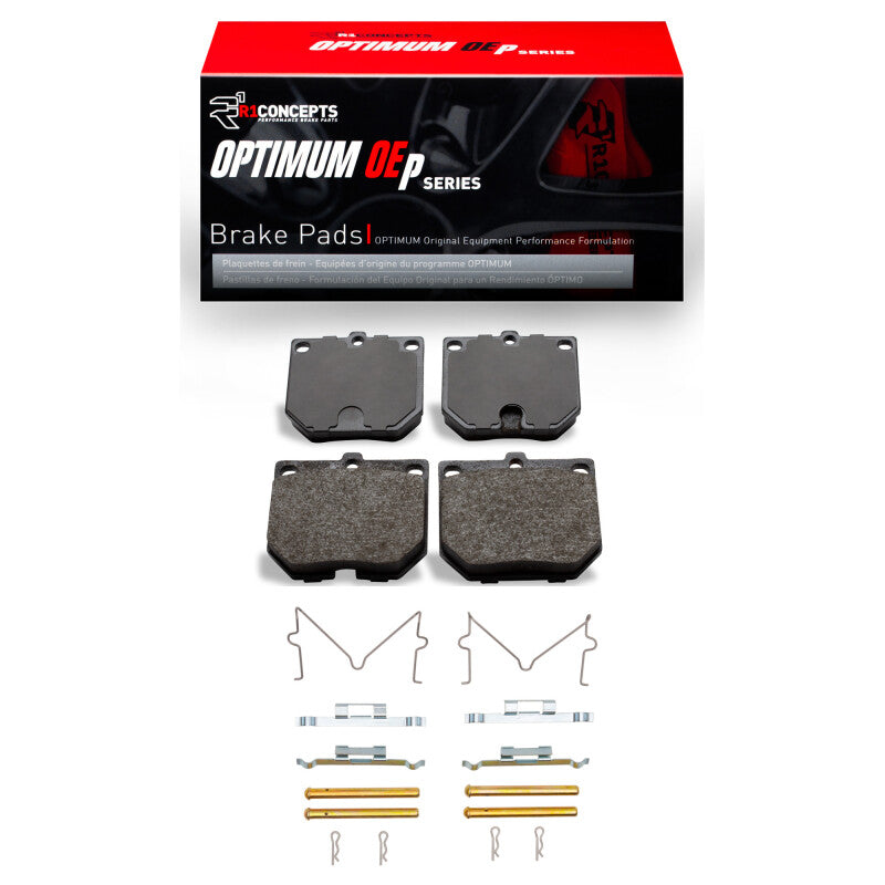 R1 Concepts R1 1969-1983 Nissan 200SX Front R1 Optimum OE Pads & Hardware Kit