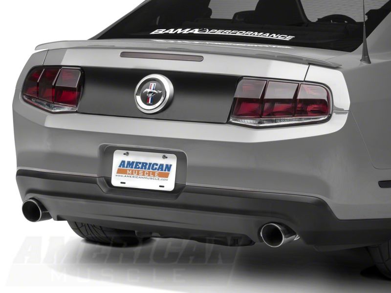 Raxiom 10-12 Ford Mustang Aero Tail Lights- Black Housing (Smoked Lens)